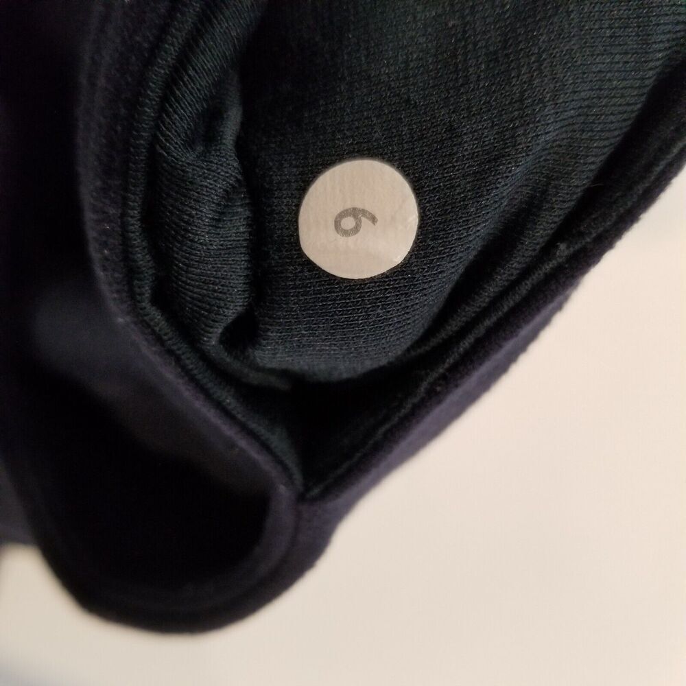 Lululemon Women Cropped Legging Pants‎ Size 6 Navy Green Pink Elastic Waist Yoga - Picture 5 of 5